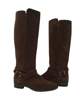 J.Crew Lowell Suede Buckle Boots-Knee Length NWOB Size 8.5